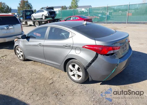 2013 Hyundai Elantra Gls из США, поврежденный, VIN 5NPDH4AE5DH240603
